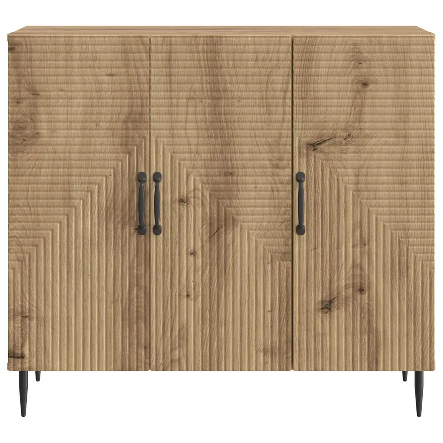 Buffet Chêne artisanal 89 x 34,5 x 80 cm Bois d'ingénierie - 6