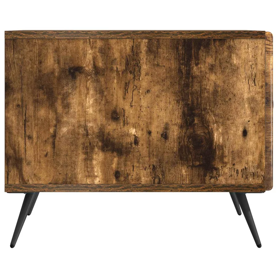 Table basse Chêne fumé 49 x 50 x 40 cm Bois d'ingénierie - 6