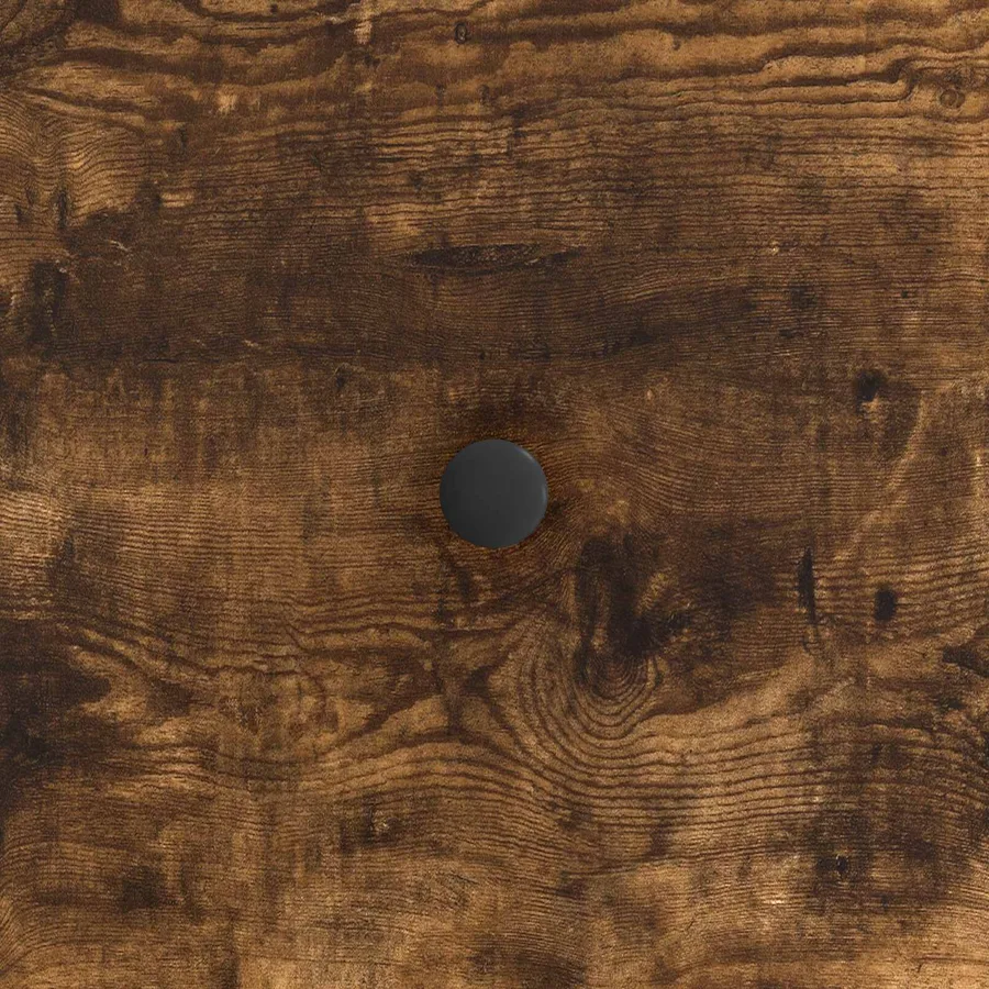 Table basse Chêne fumé 49 x 50 x 40 cm Bois d'ingénierie - 9
