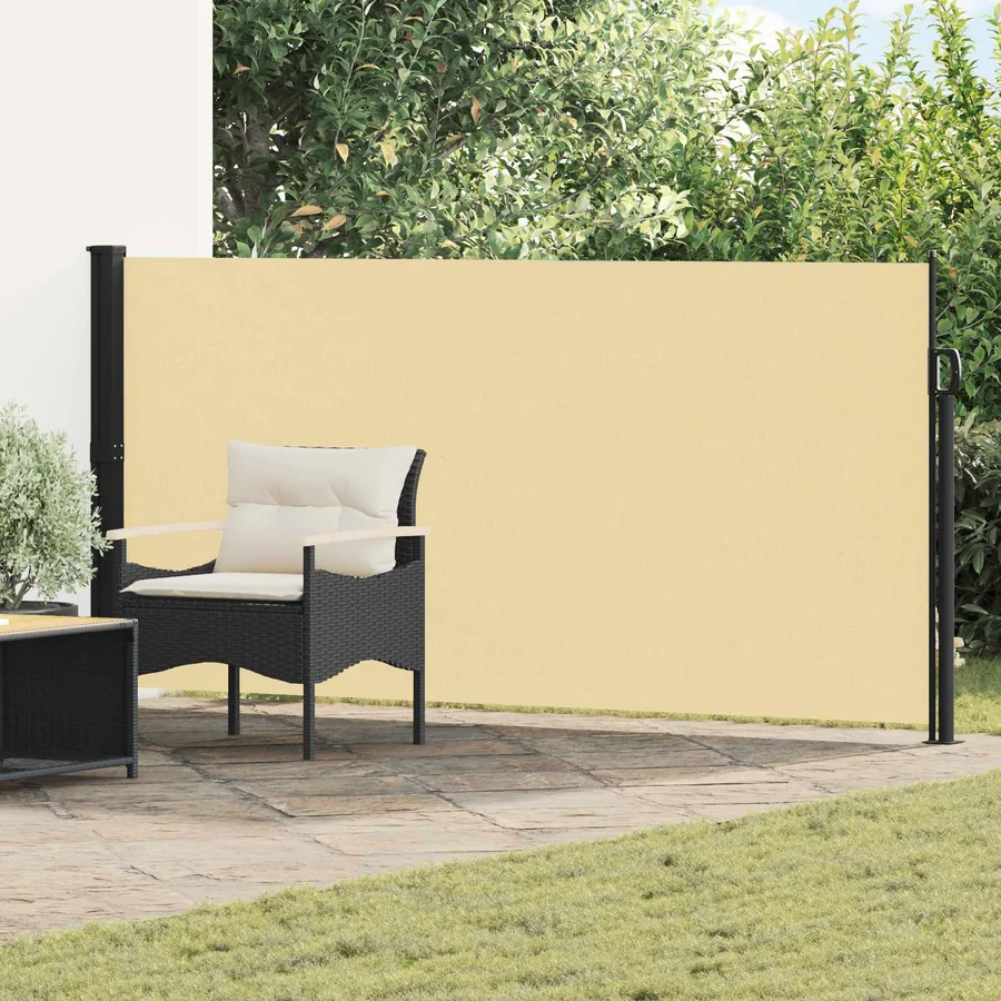 Store latéral rétractable Sable 500 x 160 cm Polyester