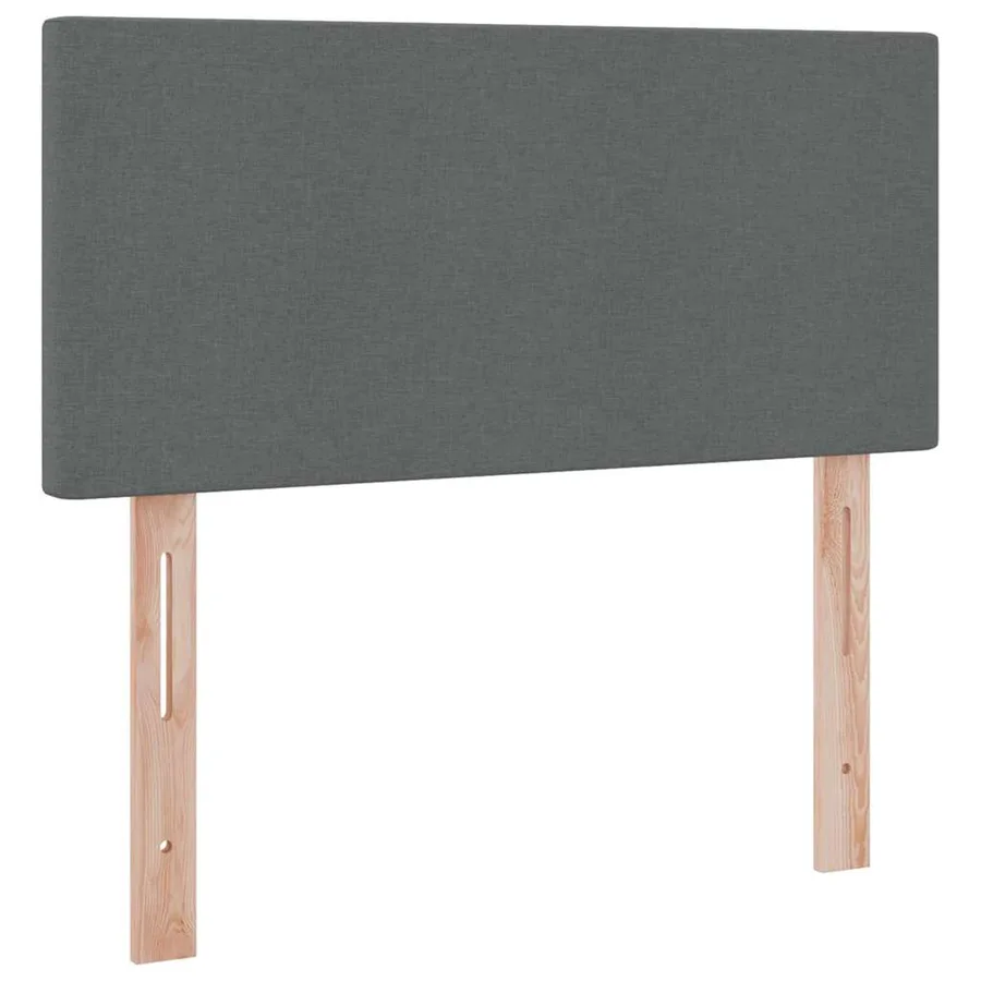 Lit avec rangement et matelas Gris foncé 90 x 200 cm - 9