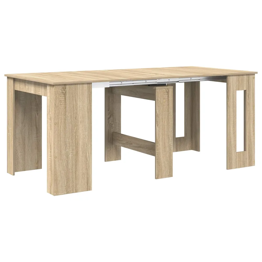 Table à dîner 180 x 85 x 75 cm Bois d'ingénierie Chêne Sonoma - 2