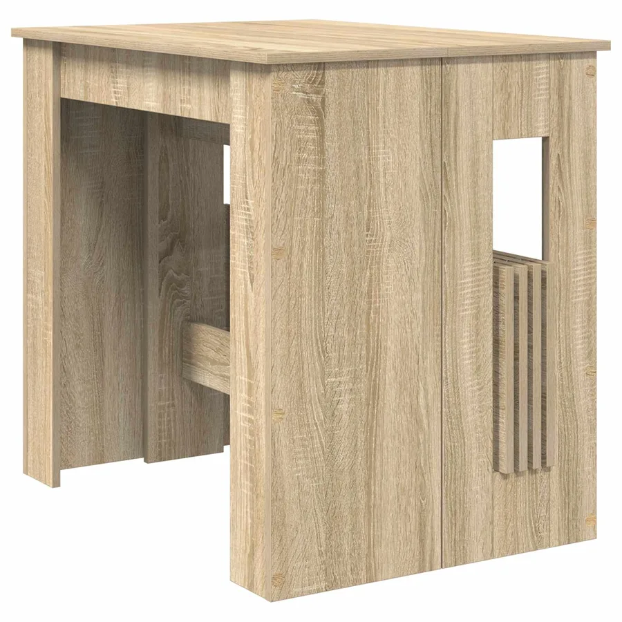 Table à dîner 180 x 85 x 75 cm Bois d'ingénierie Chêne Sonoma - 5