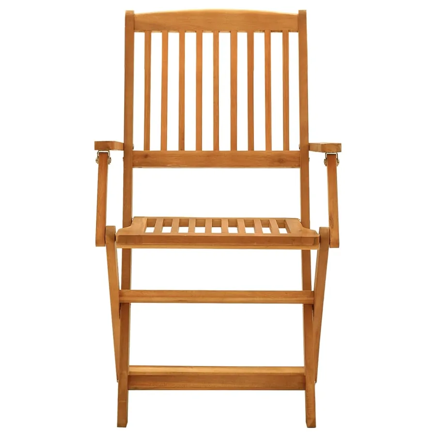 Ensemble à manger de jardin 5 pcs Bois d'acacia solide - 5