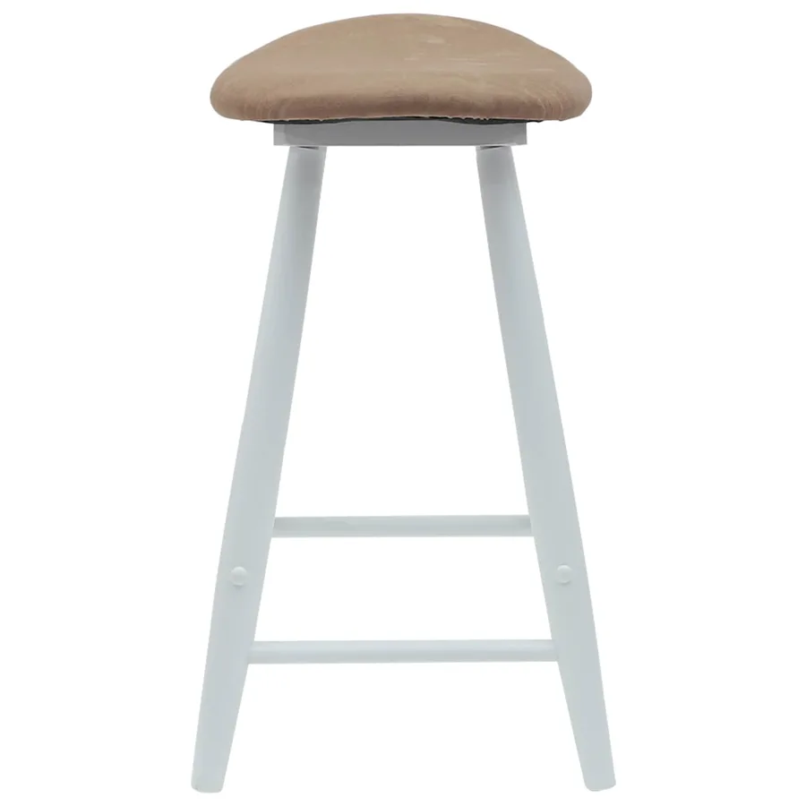 Chaises de salle à manger 2 pcs Blanc 46 x 37 x 63 cm - 6