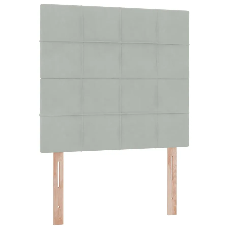 Lit de rangement LED avec matelas Gris clair 90 x 200 cm - 10