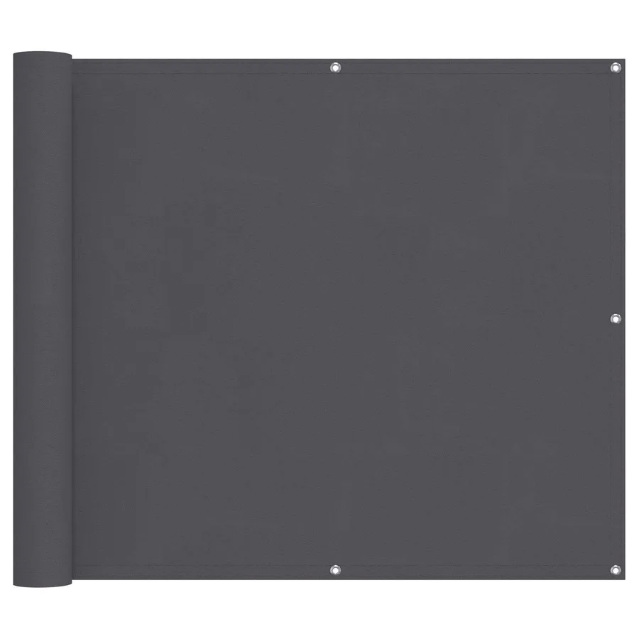 Écran de balcon Anthracite 100 x 500 cm Tissu Oxford - 2