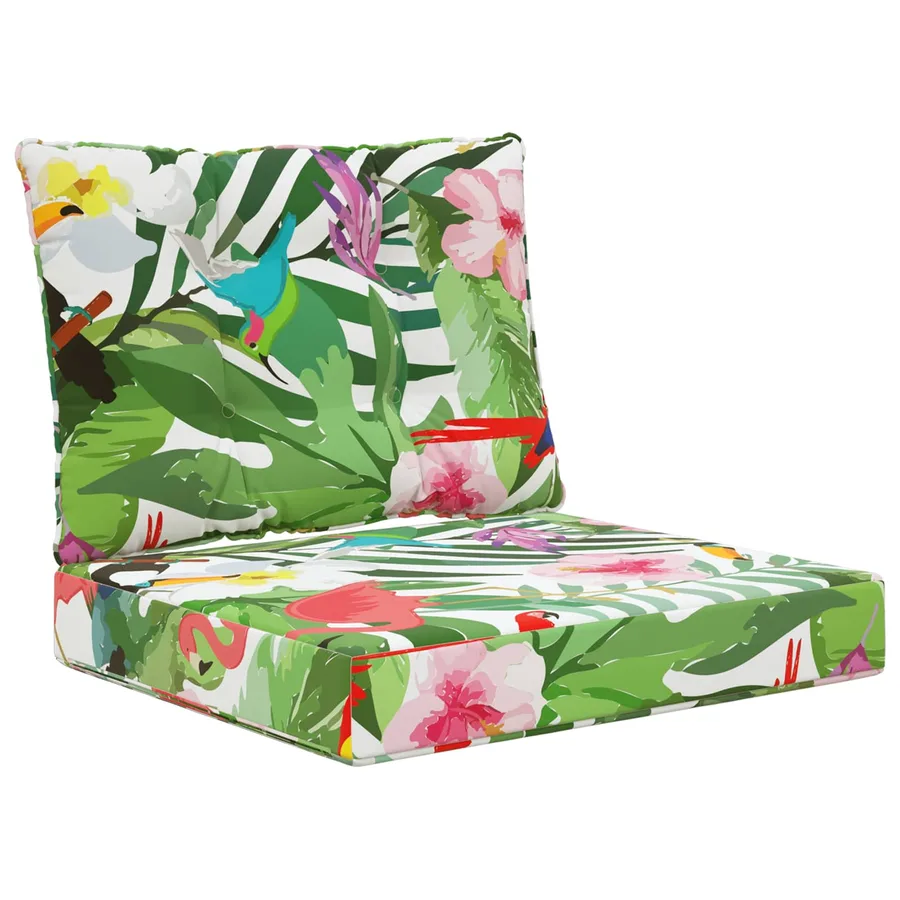 Coussin de canapé d'extérieur Polyester coloré 60 x 50,5 x 8 cm - 2