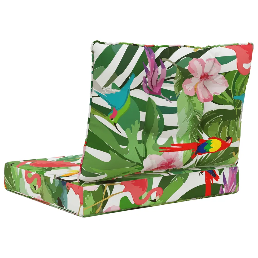 Coussin de canapé d'extérieur Polyester coloré 60 x 50,5 x 8 cm - 7
