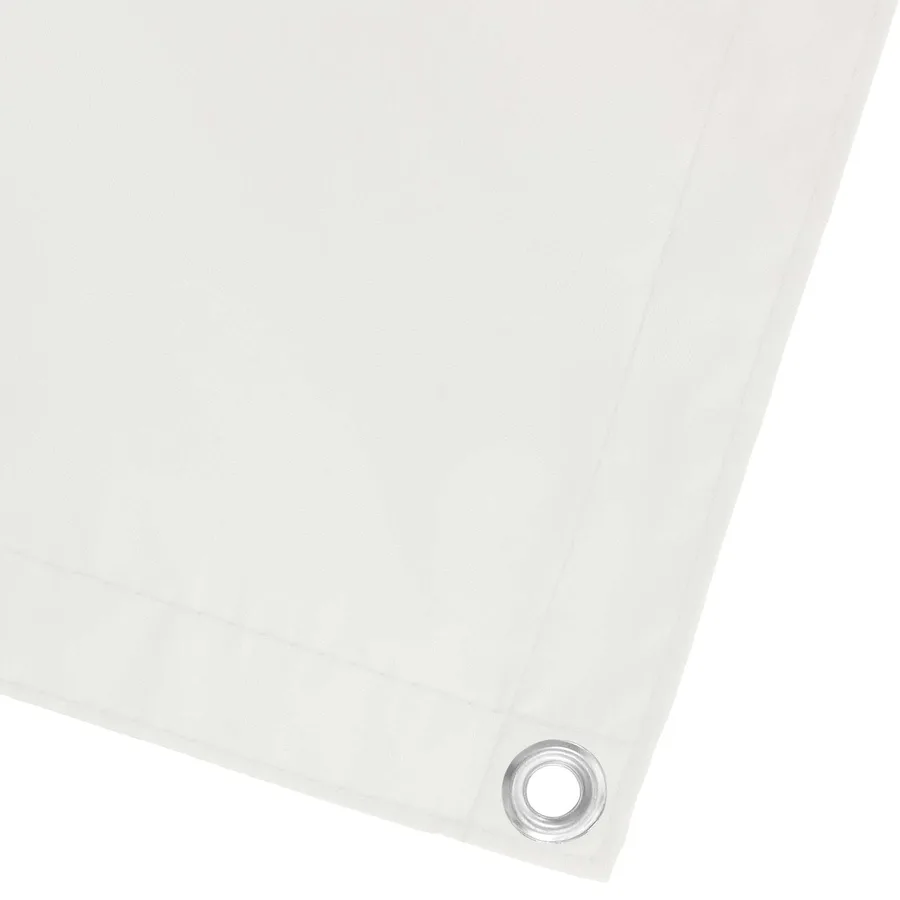 Écran de balcon Blanc 120 x 200 cm Oxford alu enduit de PU - 3