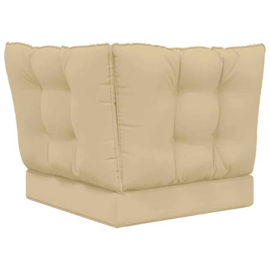 Coussin de canapé d'extérieur Polyester Beige 60 x 40 x 10 cm - 7