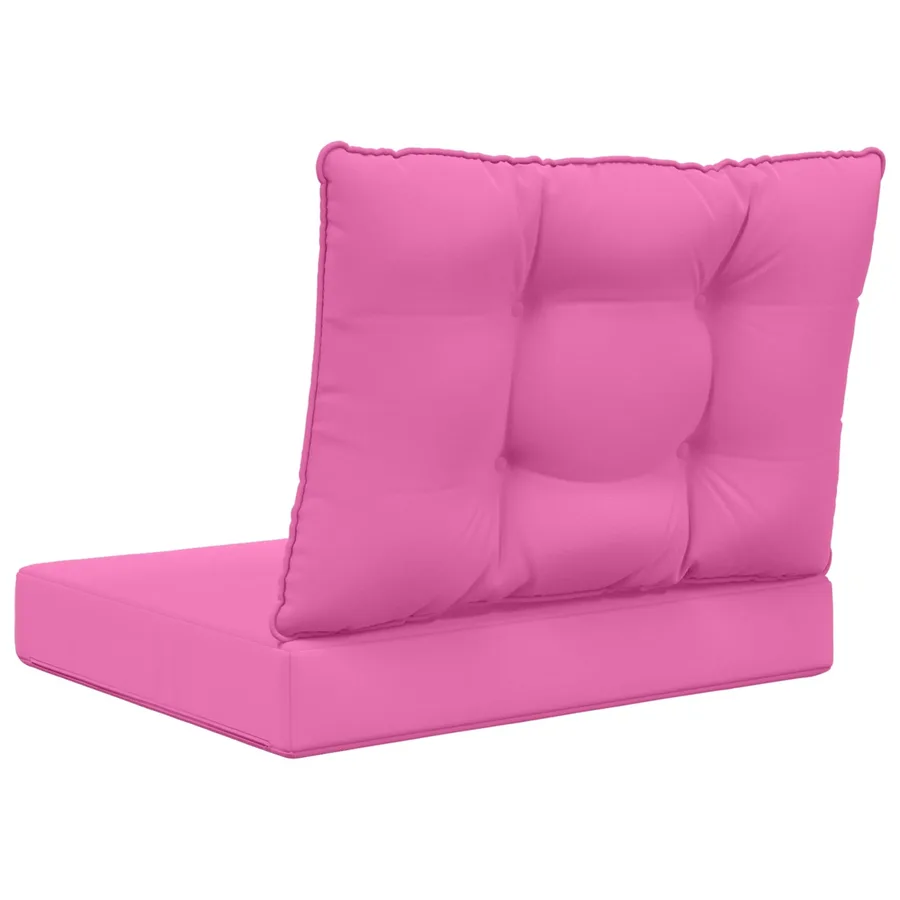 Coussin de canapé d'extérieur Polyester Rose 60 x 50,5 x 8 cm - 7