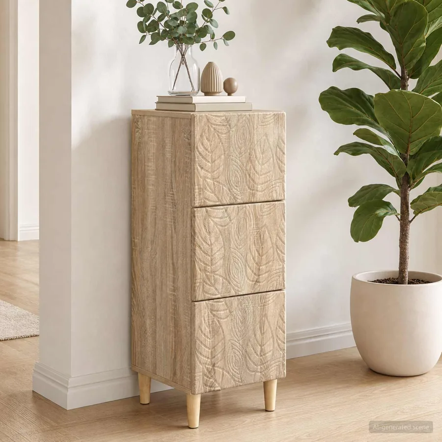 Armoire à tiroirs Chêne Sonoma 33 x 34,5 x 90 cm