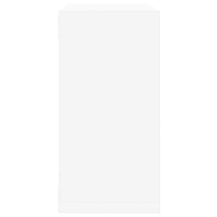 Étagères cube murales 4 pcs blanc 30x15x30 cm - 7