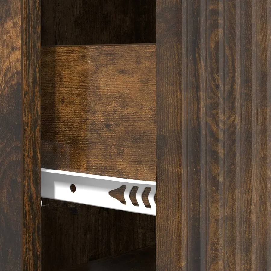 Armoire à tiroirs Chêne fumé 33 x 34,5 x 87 cm - 8