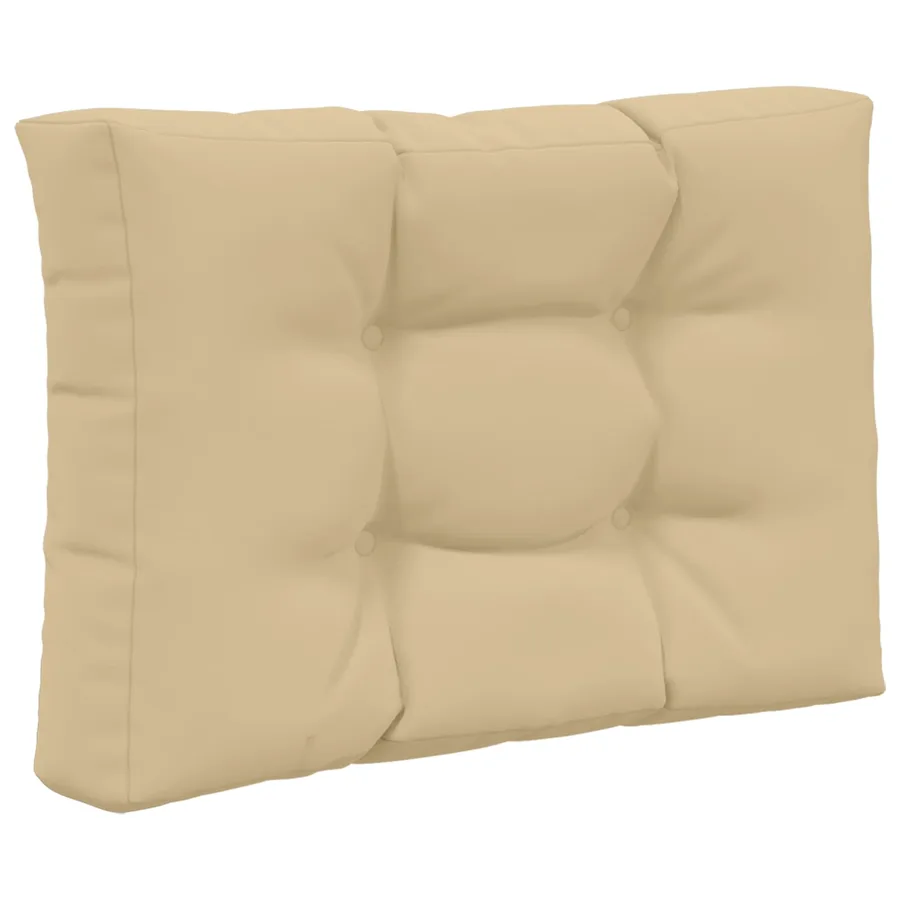 Coussin de canapé d'extérieur 3 pcs Beige Polyester - 5