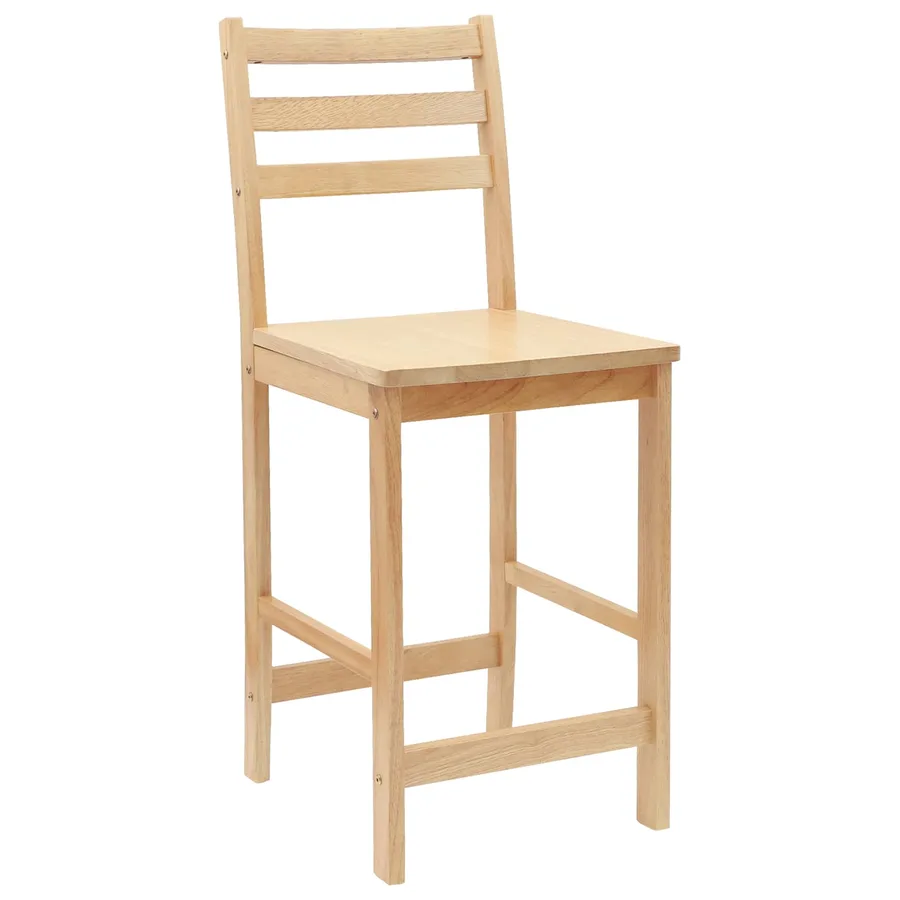 Chaises de salle à manger 2 pcs Naturel 40 x 47,5 x 99,5 cm - 4