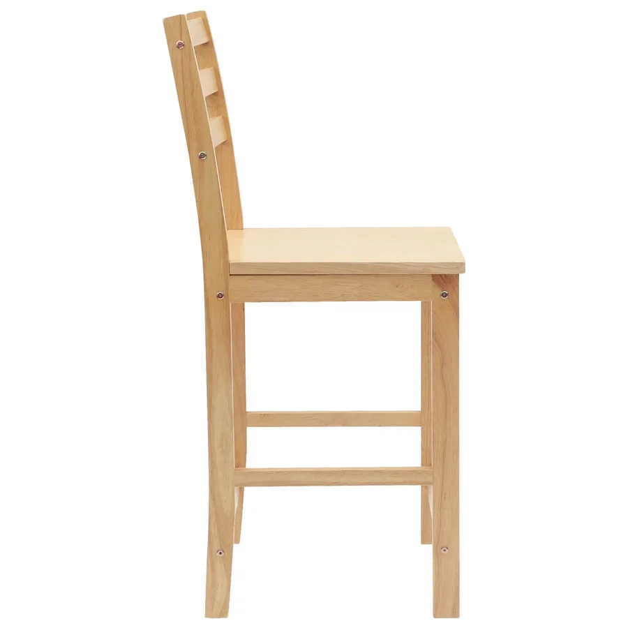 Chaises de salle à manger 2 pcs Naturel 40 x 47,5 x 99,5 cm - 6