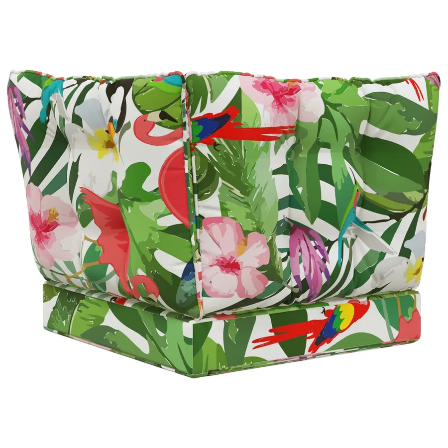 Coussin de canapé d'extérieur Polyester coloré 60 x 40 x 10 cm - 7
