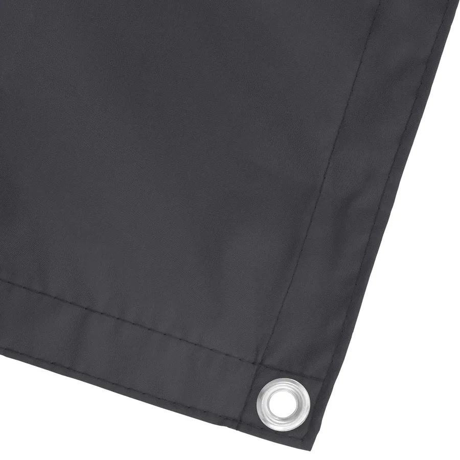 Écran de balcon Noir 100 x 800 cm Tissu Oxford - 3
