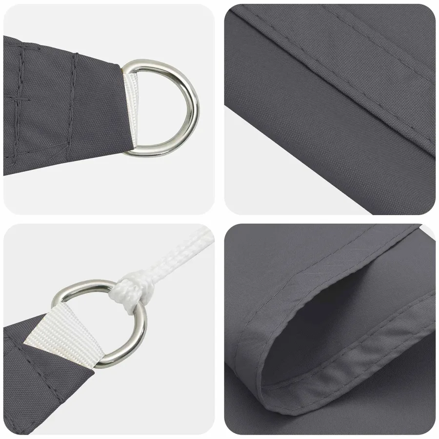 Voile d'ombre 6 x 2 m Oxford enduit de PU - 4