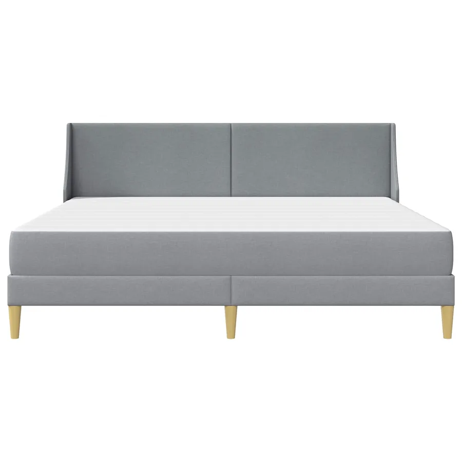 Cadre de lit avec matelas avec tête de lit Polyester - 6
