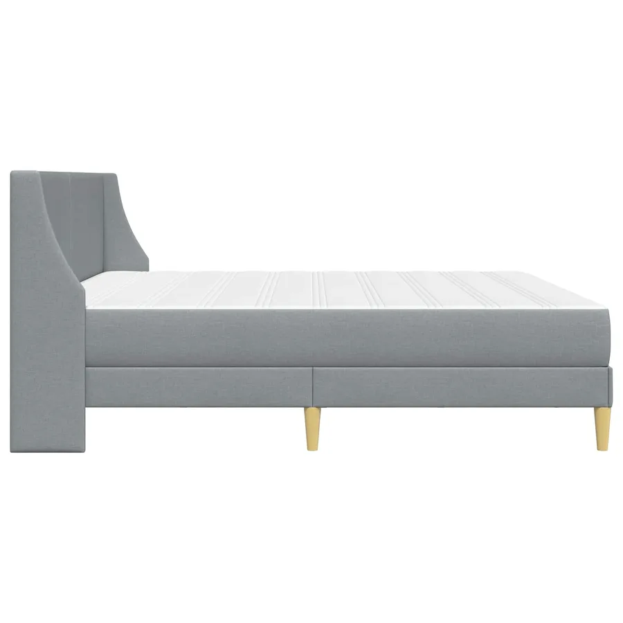 Cadre de lit avec matelas avec tête de lit Polyester - 7