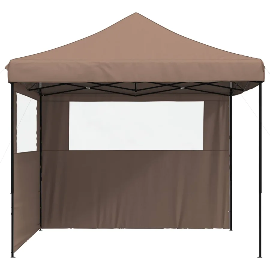 Tente de fête Marron 292 x 292 x 315 cm Tissu Oxford - 5