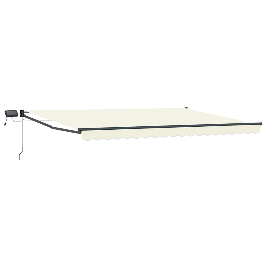 Store rétractable manuel avec LEDs 4,5 × 3 m - 2