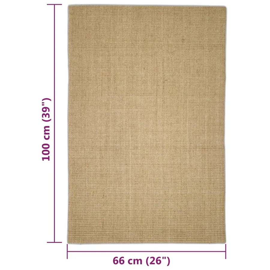 Tapis en sisal pour griffoir 66x100 cm - 6