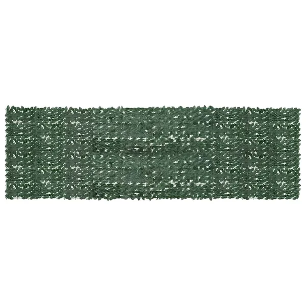 Écran de balcon avec feuilles vert foncé 500x150 cm