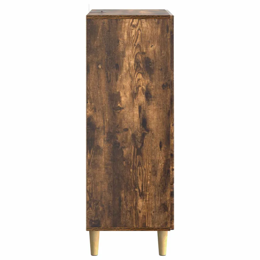 Buffet Chêne fumé 66 x 34,5 x 95 cm Bois d'ingénierie - 6