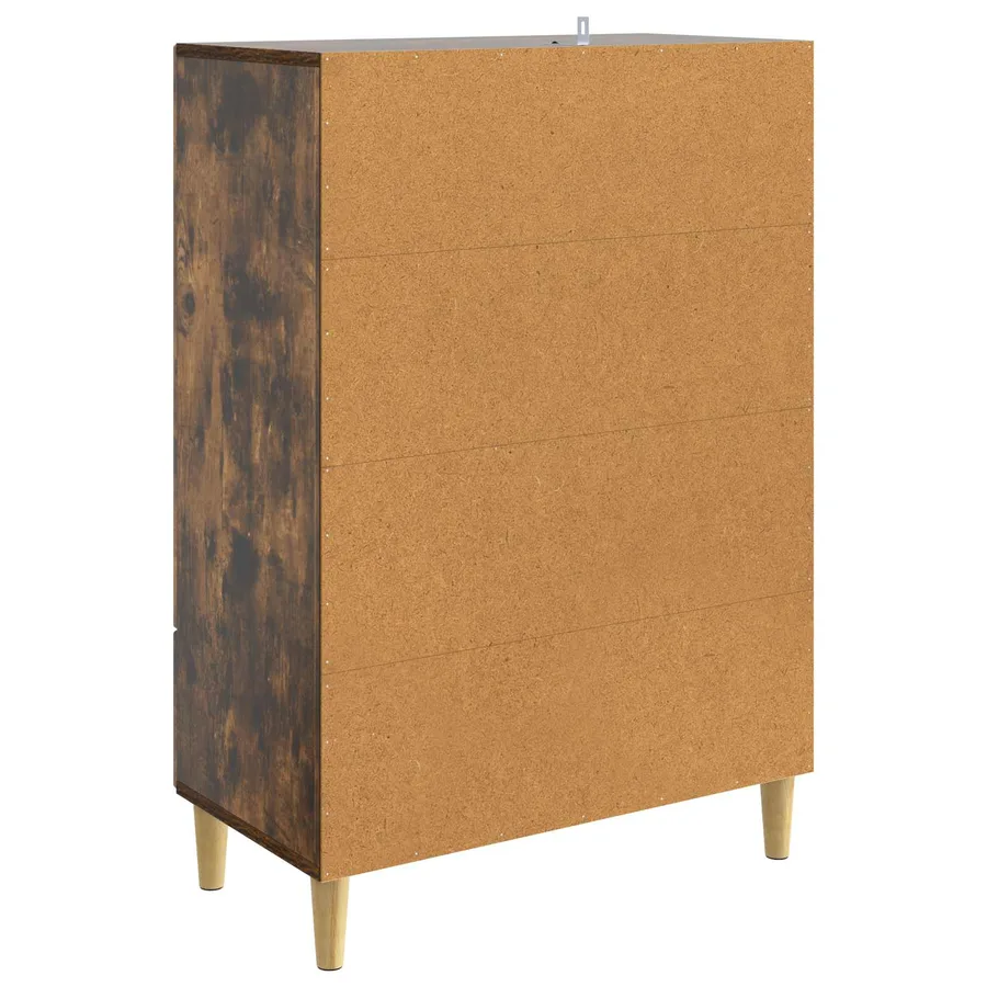 Buffet Chêne fumé 66 x 34,5 x 95 cm Bois d'ingénierie - 7