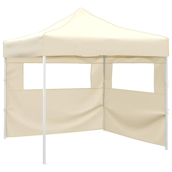 Tente de fête Crème 291 x 291 x 315 cm Tissu Oxford