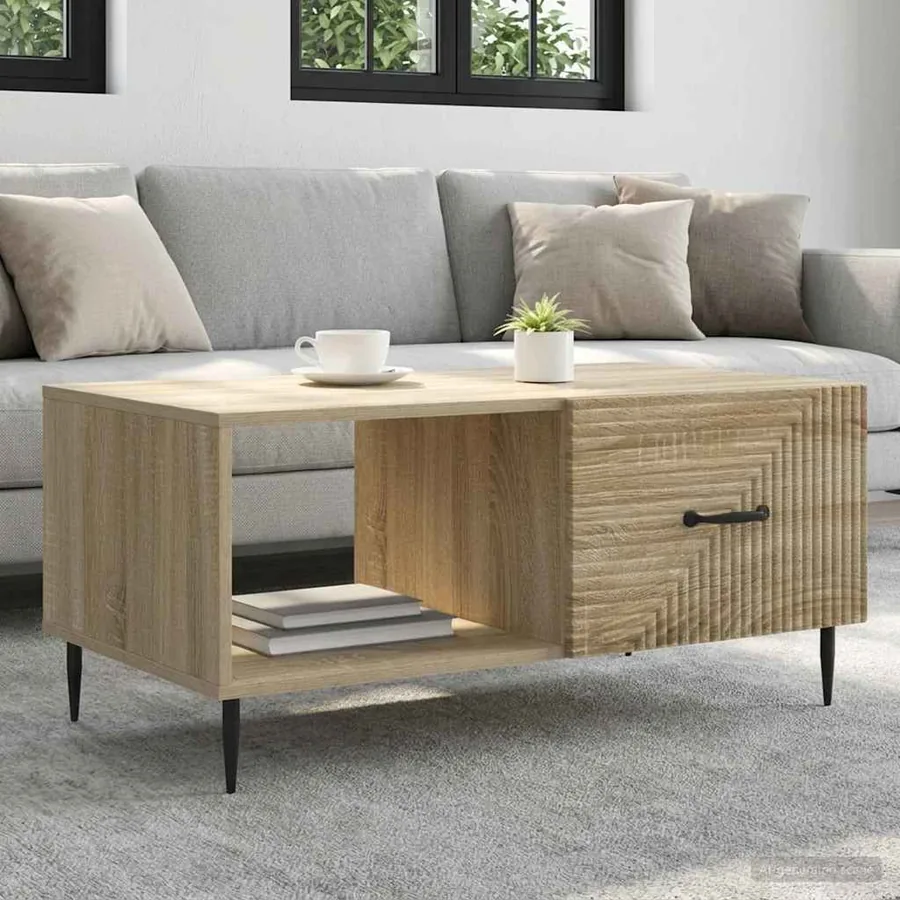 Table basse Chêne Sonoma 90 x 50 x 40 cm Bois d'ingénierie