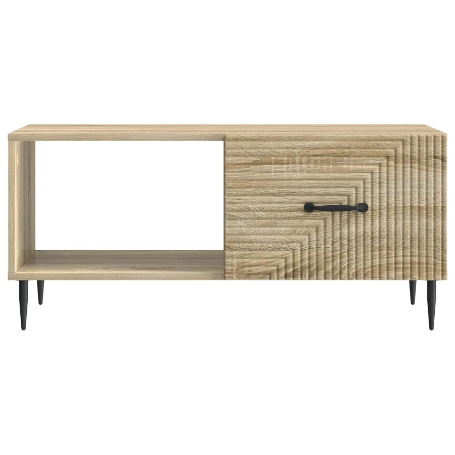 Table basse Chêne Sonoma 90 x 50 x 40 cm Bois d'ingénierie - 5