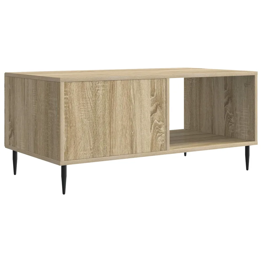 Table basse Chêne Sonoma 90 x 50 x 40 cm Bois d'ingénierie - 7