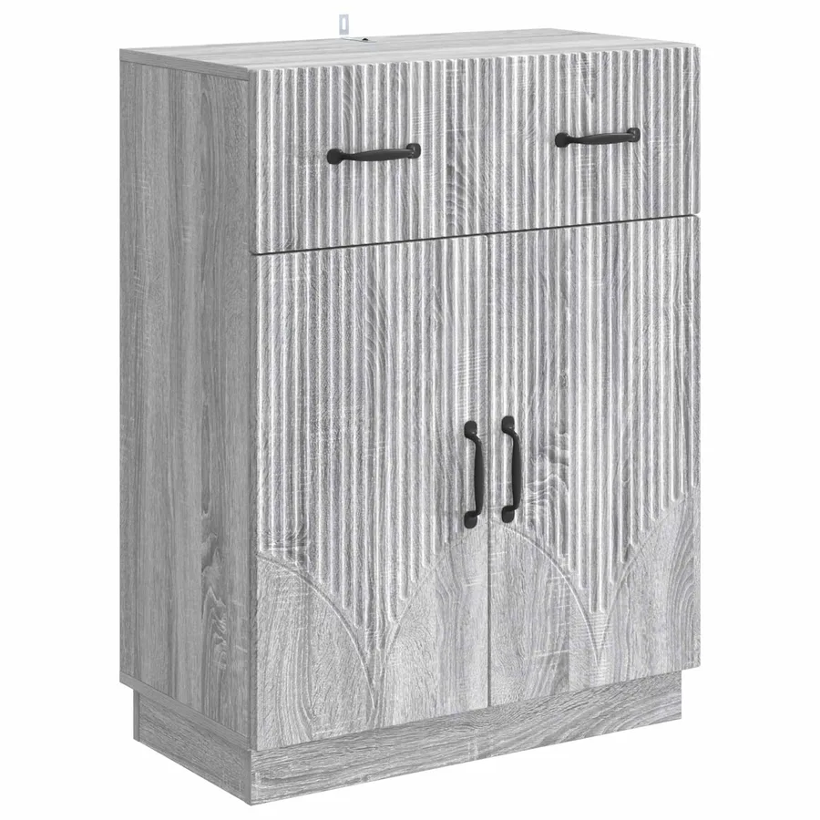 Buffet Sonoma gris 66 x 34,5 x 87 cm Bois d'ingénierie - 2