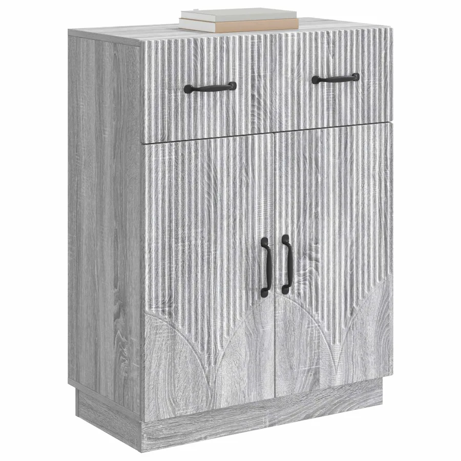 Buffet Sonoma gris 66 x 34,5 x 87 cm Bois d'ingénierie - 3