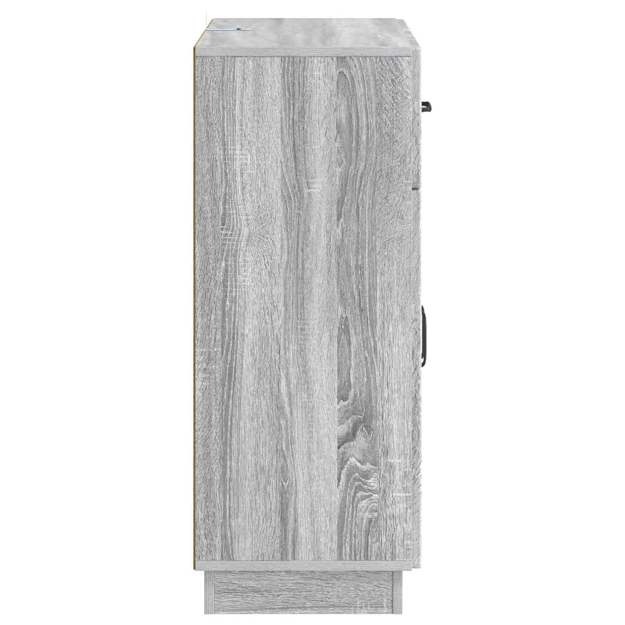 Buffet Sonoma gris 66 x 34,5 x 87 cm Bois d'ingénierie - 7