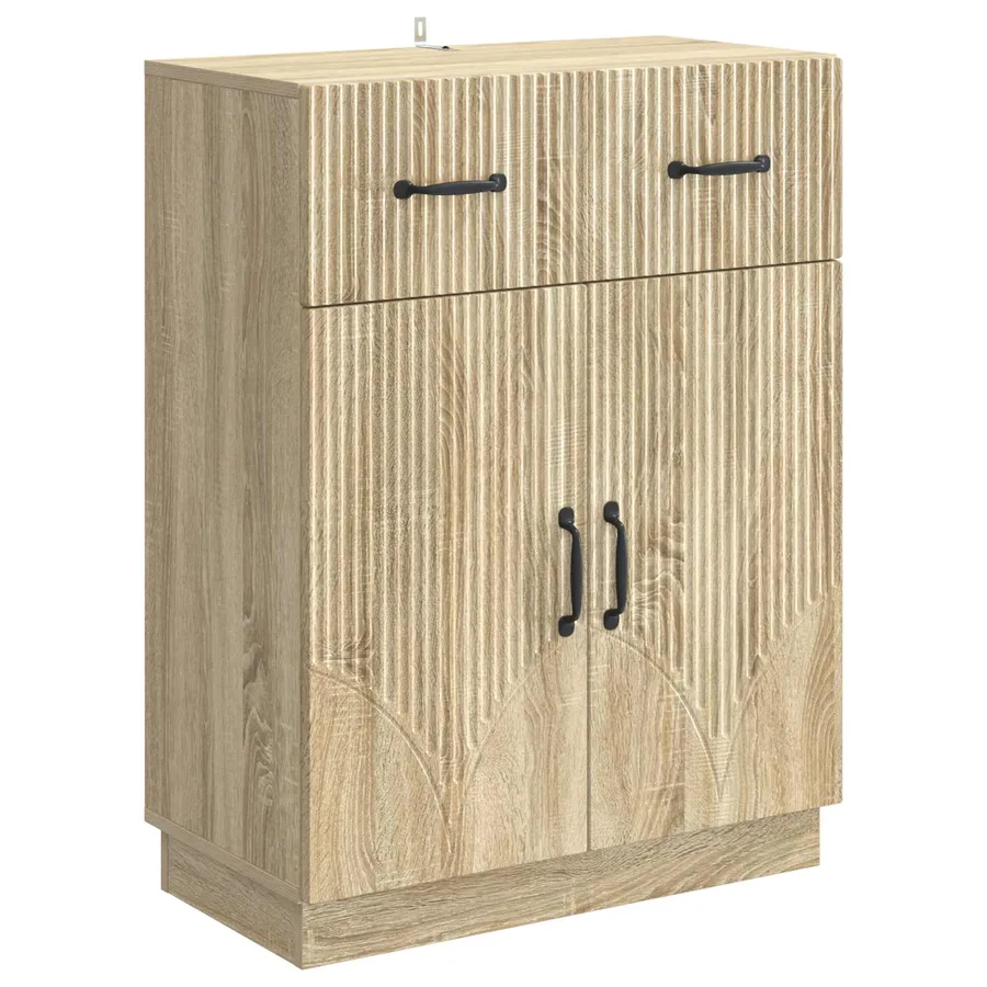 Buffet Chêne Sonoma 66 x 34,5 x 87 cm Bois d'ingénierie - 2