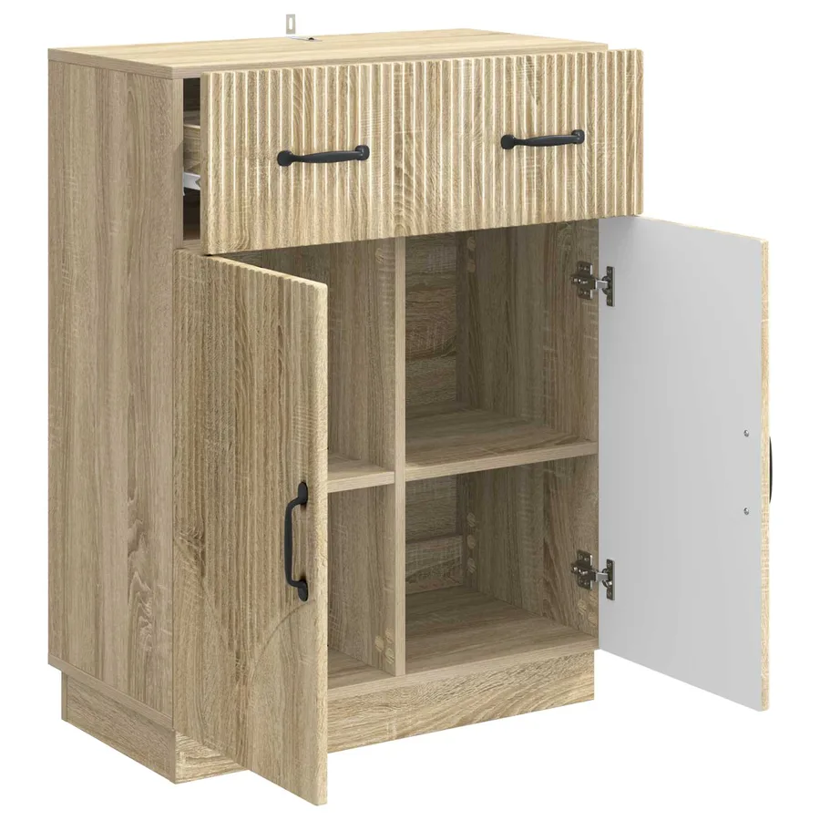 Buffet Chêne Sonoma 66 x 34,5 x 87 cm Bois d'ingénierie - 5