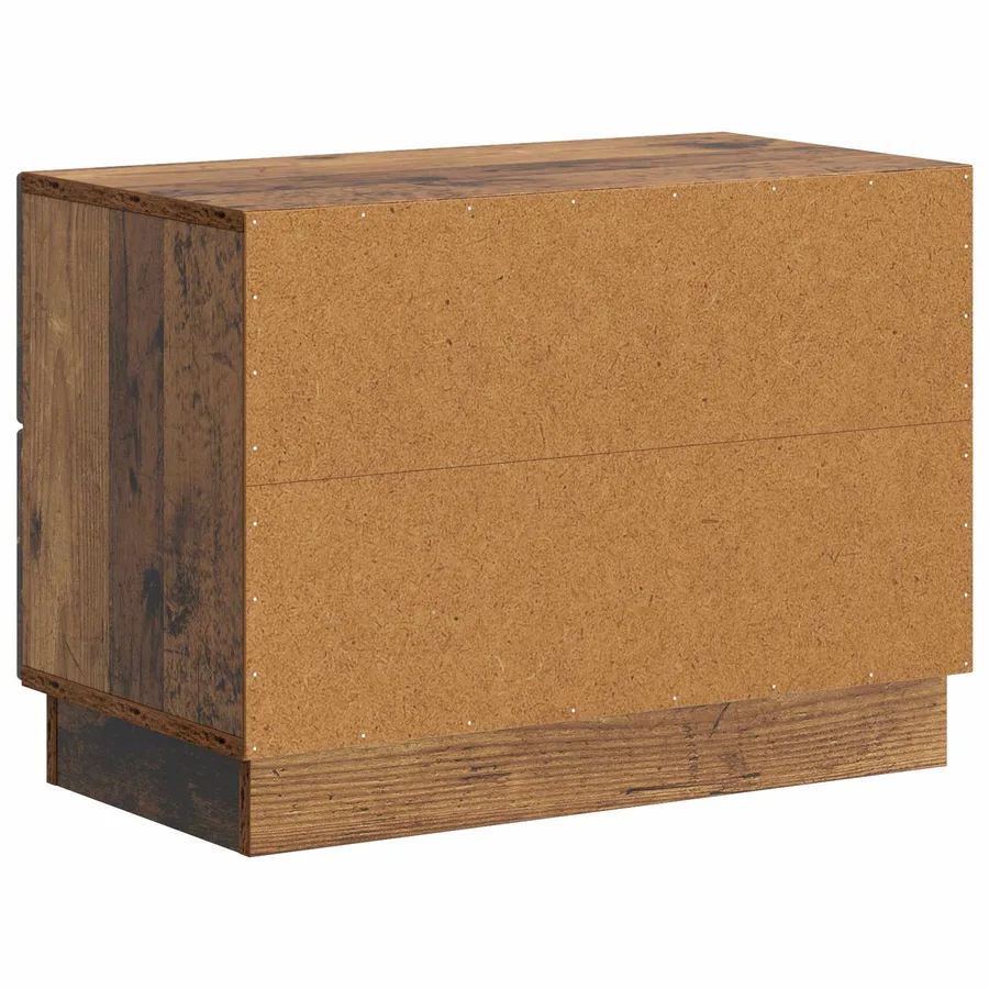 Cabinet de chevet avec tiroir Bois ancien 62 x 34,5 x 44,5 cm - 7
