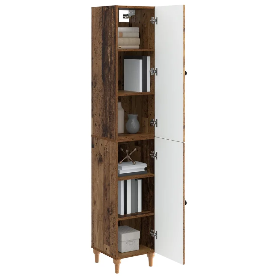 Ensemble de Meubles 2 pcs Bois ancien Bois d'ingénierie - 3
