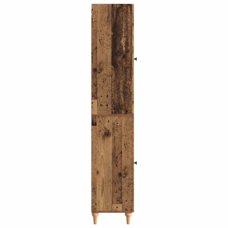 Ensemble de Meubles 2 pcs Bois ancien Bois d'ingénierie - 6