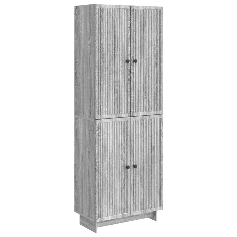 Ensemble de Meubles 2 pcs Sonoma gris 66 x 34,5 x 90 cm - 2