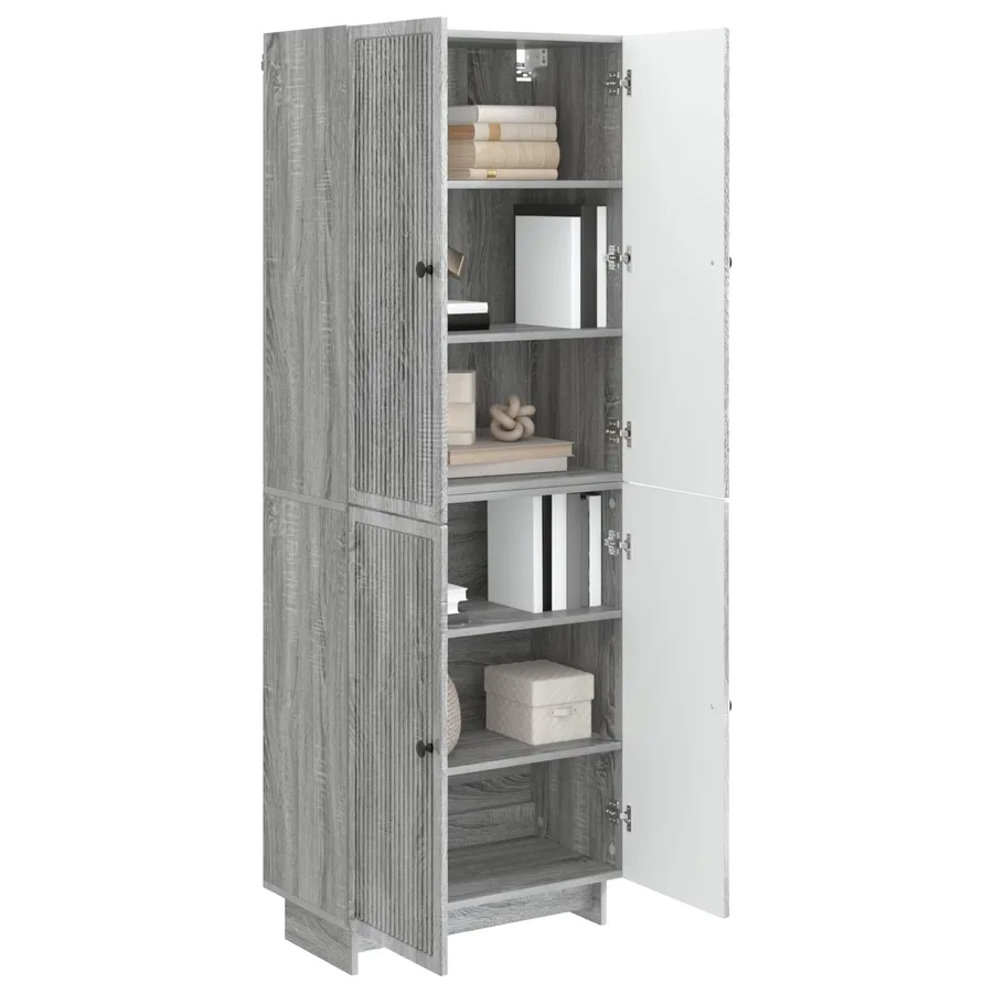 Ensemble de Meubles 2 pcs Sonoma gris 66 x 34,5 x 90 cm - 3