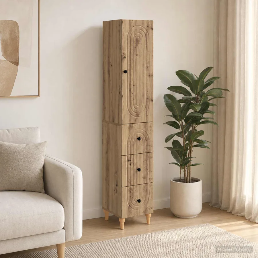 Ensemble de Meubles 2 pc Bois d'ingénierie