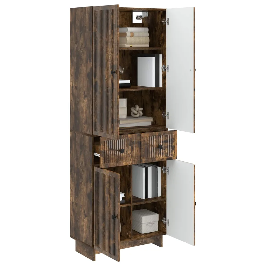 Ensemble de Meubles 2 pcs 66 x 34,5 x 90 cm Bois d'ingénierie - 3