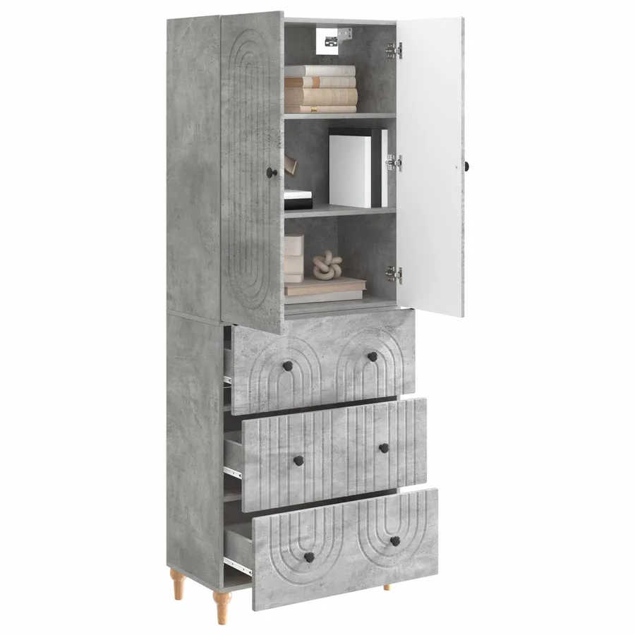Ensemble de Meubles 2 pcs 66 x 34,5 x 90 cm Bois d'ingénierie - 3